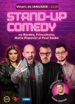 The Fool: Stand-up comedy cu Bordea, Maria Popovici, Frînculescu și Paul Szabo