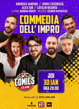 Show de Impro - "Comedia Dell Impro" la ComicsClub!