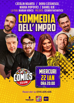 Show de Impro - "Comedia Dell Impro" la ComicsClub!