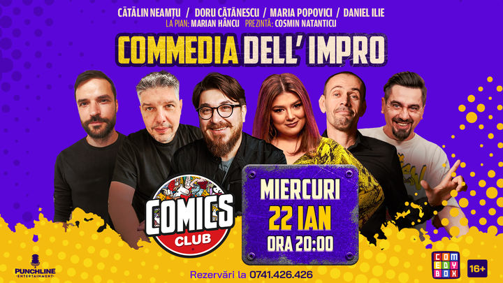 Show de Impro - "Comedia Dell Impro" la ComicsClub!