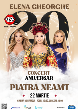 Piatra Neamt: Concert Aniversar Elena Gheorghe