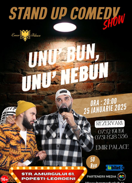 Stand-Up Comedy cu Ramore și Ionuț Țigănescu - "Unu' bun, unu' nebun"