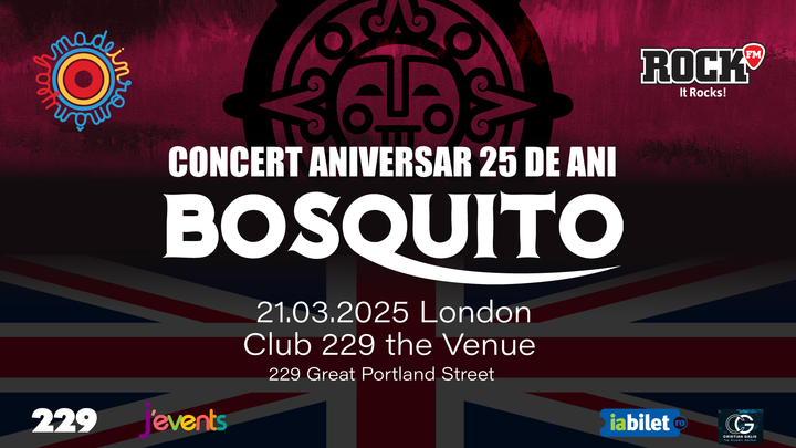 Londra: Concert Bosquito