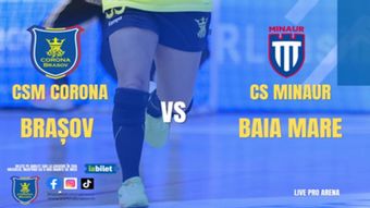 Brasov: Handbal CSM Corona Brasov - CS Minaur Baia Mare