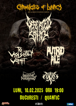 Defeated Sanity, To Violently Vomit, Putrid Pile, Asylum, and Embryonic Devourment.