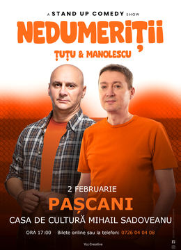 Pascani: Stand-up Comedy - Dan Tutu si Cristi Manolescu