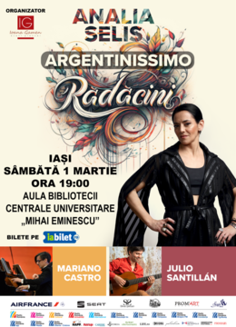 Iași: Analia Selis – „Argentinissimo, Rădăcini”