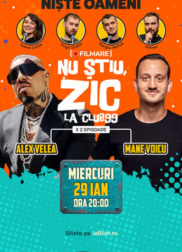 FILMARE Nu știu, zic! - 2 episoade la Club 99