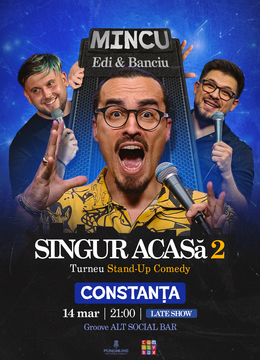 Constanța: Stand-up Comedy cu Mincu, Banciu și Edi Rădoiu