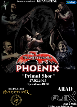 Arad: Concert Phoenix - Primul Sbor (opening act: Sanctuar)