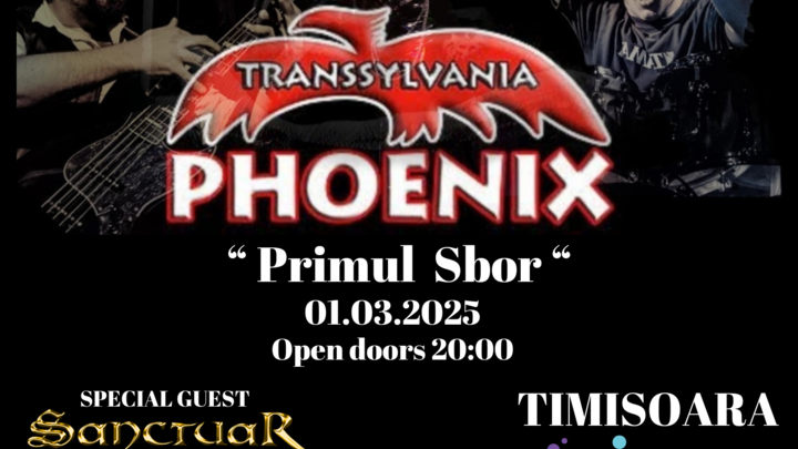 Timisoara: Concert Phoenix - Primul Sbor (opening act: Sanctuar)