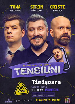 Timișoara | Stand-up Comedy cu Toma, Cristi & Sorin Pârcălab