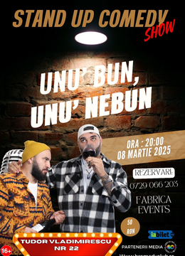 Cluj-Napoca: Stand-Up Comedy cu Ramore și Ionuț Țigănescu - "Unu' bun, unu' nebun"