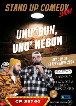 Madrid: Stand-Up Comedy cu Ramore și Ionuț Țigănescu - "Unu' bun, unu' nebun"