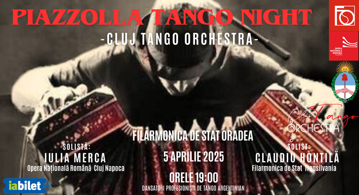 Oradea: Piazzolla Tango Night - Spectacol Extraordinar de Tango Argentinian