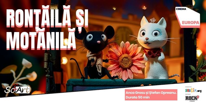 Spectacol interactiv pentru copii: "Valiza cu surprize – Ronțăilă și Motănilă"