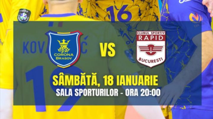 Brasov: Volei masculin CSM Corona Brașov - CS Rapid București