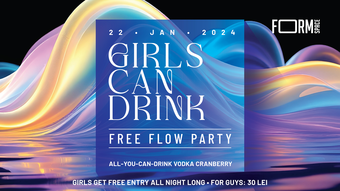 Girls Can Drink: Free Flow Party at FORM Space