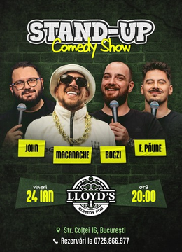 Stand-up Comedy cu Macanache, John, Bogzi & Păune