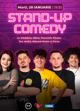 The Fool: Stand-up comedy cu Teo Ioniță, Mădălina Mihai, Edi Moise, Florentin Păune și Fares