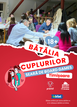 Timisoara: Bătălia Cuplurilor: Seară de Board Games