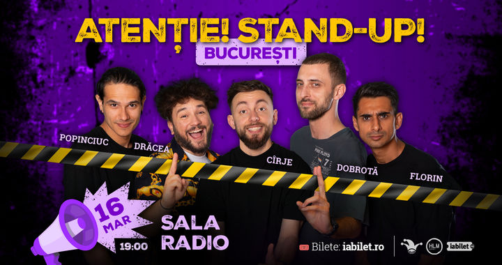 Stand-up comedy cu Drăcea, Cîrje, Florin, Dobrotă și Popinciuc