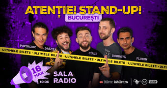 Stand-up comedy cu Drăcea, Cîrje, Florin, Dobrotă și Popinciuc