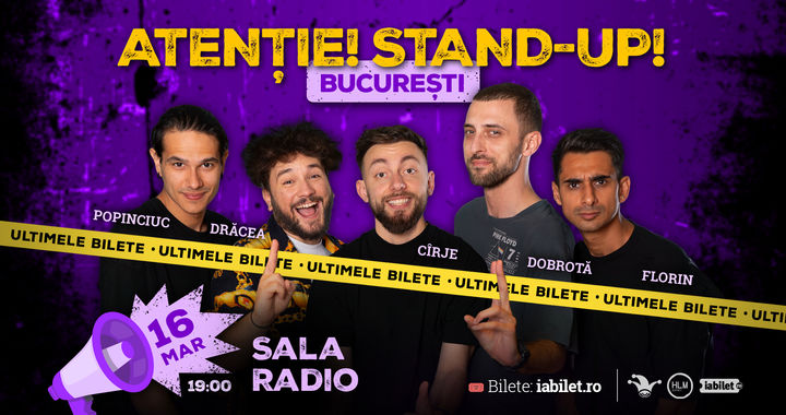 Stand-up comedy cu Drăcea, Cîrje, Florin, Dobrotă și Popinciuc