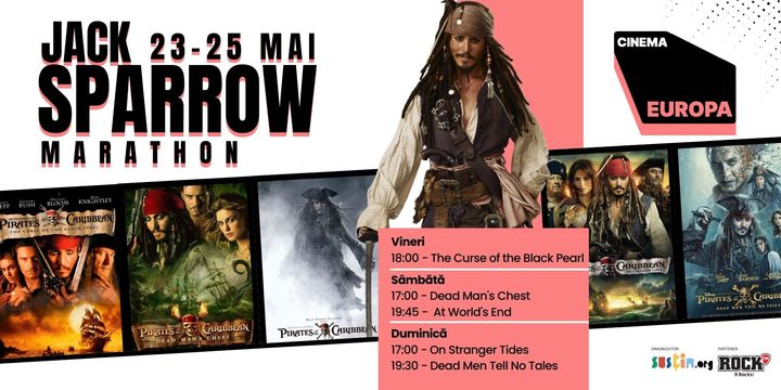 Weekend Jack Sparrow la Cinema Europa