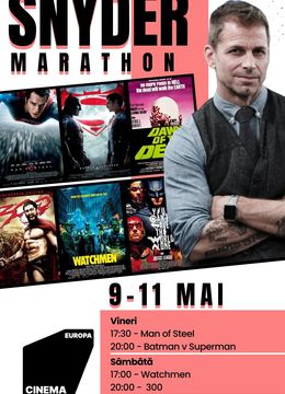 Weekend Zack Snyder la Cinema Europa