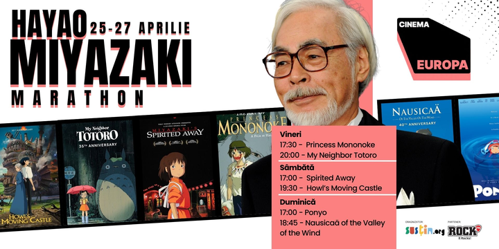 Weekend Hayao Miyazaki la Cinema Europa