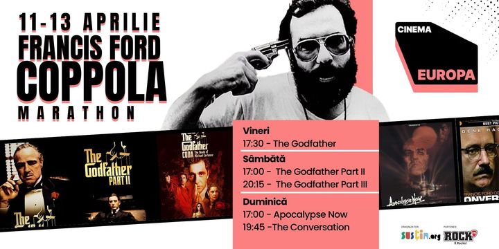 Weekend Francis Ford Coppola la Cinema Europa