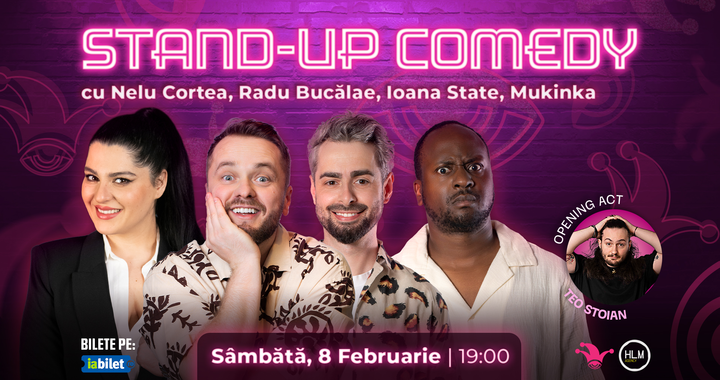 The Fool:  Stand-up comedy cu Nelu Cortea, Radu Bucălae, Ioana State și Mukinka