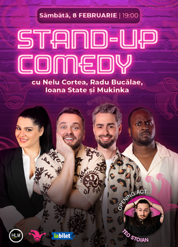 The Fool:  Stand-up comedy cu Nelu Cortea, Radu Bucălae, Ioana State și Mukinka