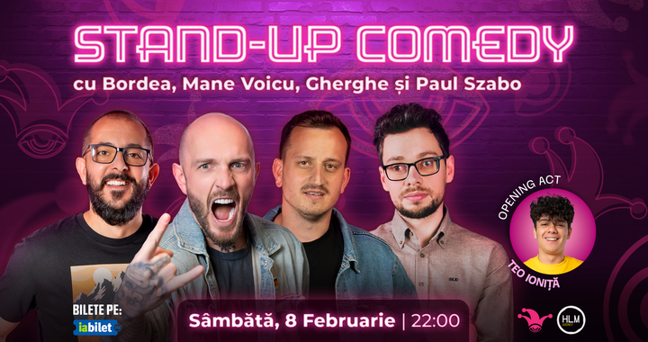 The Fool:  Stand-up comedy cu Bordea, Mane Voicu, Gabriel Gherghe și Paul Szabo