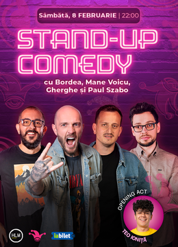 The Fool:  Stand-up comedy cu Bordea, Mane Voicu, Gabriel Gherghe și Paul Szabo