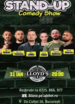 Stand-up Comedy cu Tomescu, Holban, Paul, Răileanu, Tamer & Kiara