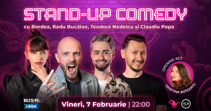 The Fool:  Stand-up comedy cu Bordea, Radu Bucălae, Teodora Nedelcu și Claudiu Popa