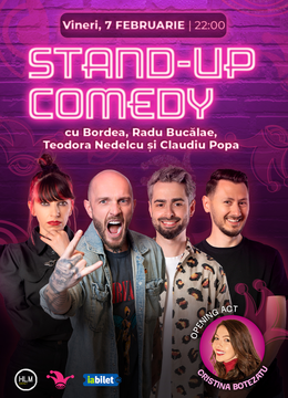 The Fool:  Stand-up comedy cu Bordea, Radu Bucălae, Teodora Nedelcu și Claudiu Popa