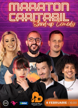 Spectacol Caritabil | Maraton Stand-Up Comedy cu Gherghe, Mane, Anisia, Serghei, Teodora si Fares