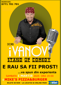 Valu lui Traian: Stand up comedy cu iVanov