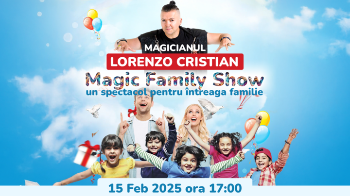 Timisoara: Spectacol de magie cu Lorenzo-Cristian: Magic Family Show