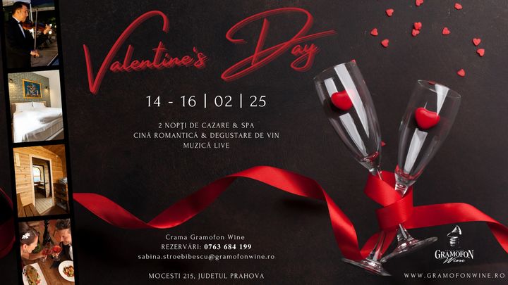 Mocești: Gramofon Wine X Valentine's Day