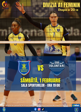 Brasov: Volei feminin CSM Corona Brasov - CSO Voluntari