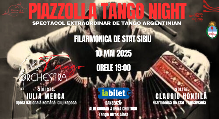 Sibiu: Piazzolla Tango Night - Spectacol Extraordinar de Tango Argentinian