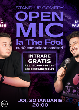 Open Mic The Fool: MCs Moise & Păune