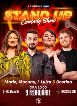 Stand up Comedy cu Maria Popovici, Mocanu, Ioana Luiza & Costina la Club 99