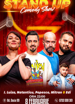 Stand up Comedy cu Ioana Luiza, Natanticu, Popesco, Mitran - Edi Rădoiu la Club 99