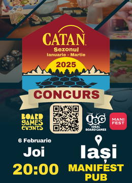 Iasi: Concurs de Catan @ Board Games Events