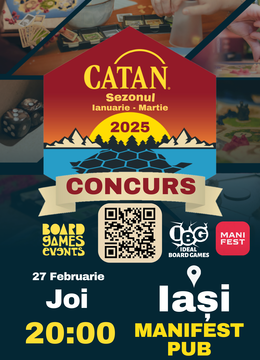 Iasi: Concurs de Catan @ Board Games Events